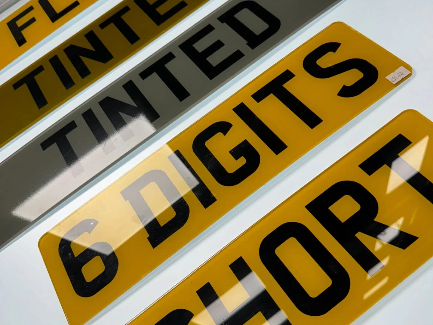 Custom 3D and 4D Number Plates